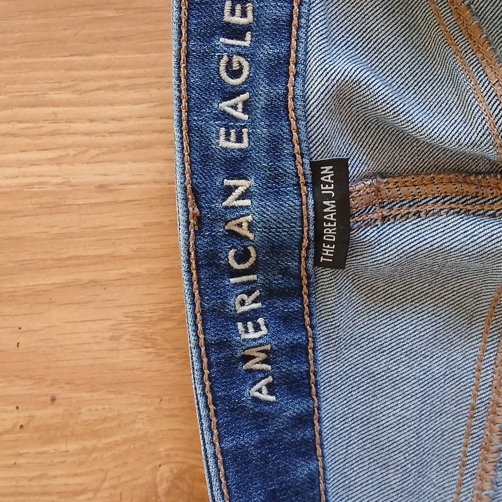 American Eagle Outfitters Dream Jean Hi-rise Jegging Distressed Size 6 - Picture 3 of 7